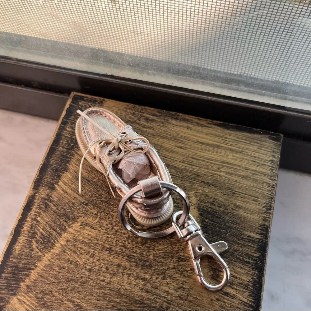 Sperry Top-Sider Boat Shoe Keychain (Silver)